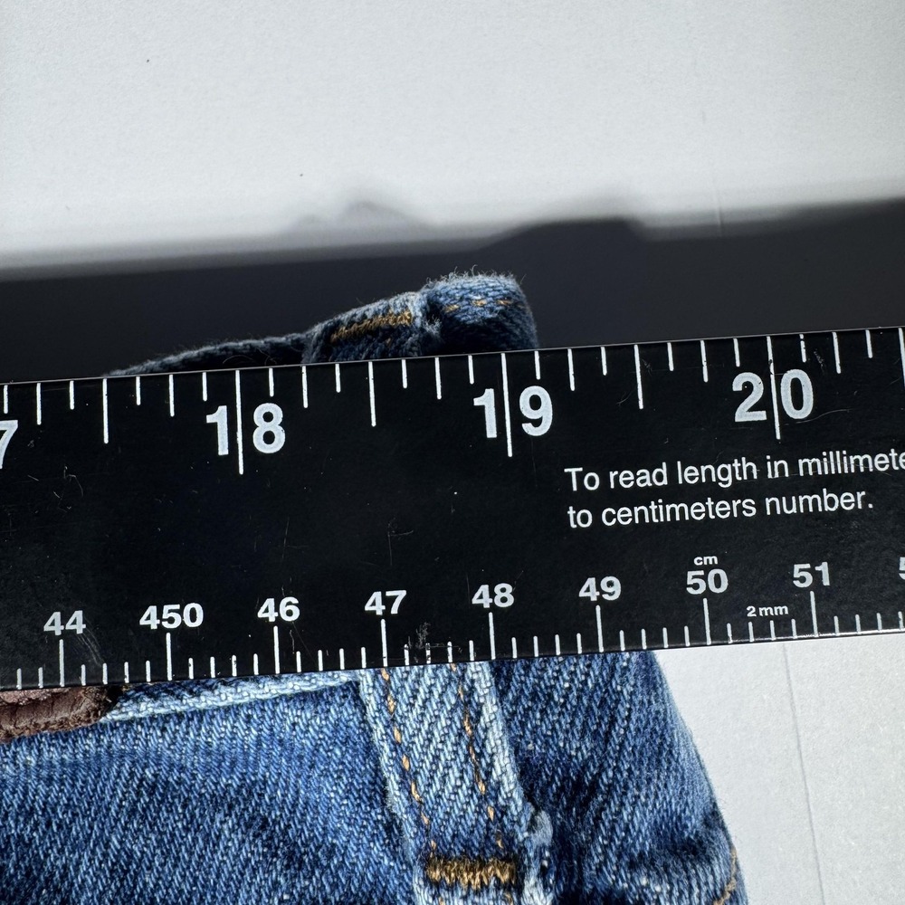 LL Bean Mens Relaxed Fit Flannel Lined Jeans Blue 42x28 (38x27) 139426 - Picture 3 of 10